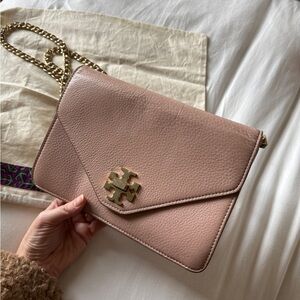 Authentic Tory Burch Ballet Pink Crossbody Purse